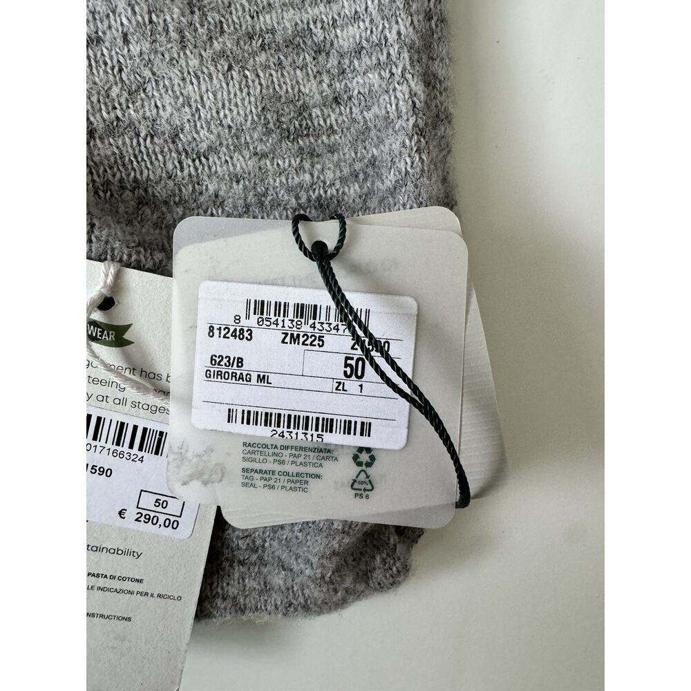 Zanone Mens Grey Knitwear Size 50 - Picture 6 of 8